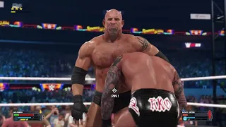 WWE 2K23 Goldberg vs Randy Orton Summerslam 2023 Universal Championship Match