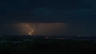 Раскаты грома и молнии над Пермью