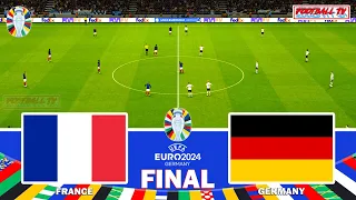 France vs Germany - UEFA EURO 2024 Final | Full Match & All Goals | PES Gameplay PC