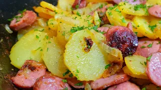 SKILLET POTATOES | Sausage and SKILLET POTATOES Recipe
