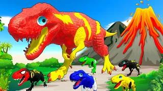 All Carnotaurus, Sinoceratops - DINOSAURS EVOLUTION GODZILLA Aligator: Giganotosaurus Jurassic World
