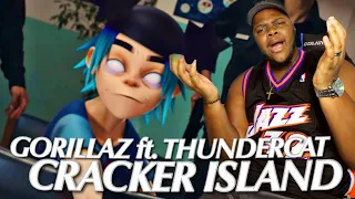 DEONDRE Reacts to Gorillaz - Cracker Island ft. Thundercat (Official Video) | REACTION!!!