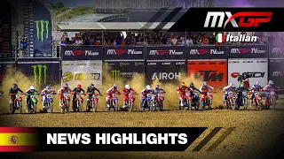NEWS Highlights in Italiano | MXGP of Spain 2023 #MXGP #Motocross
