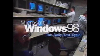 Microsoft Windows 98 - The Daily Test Cycle (1998) (HQ, 60FPS)