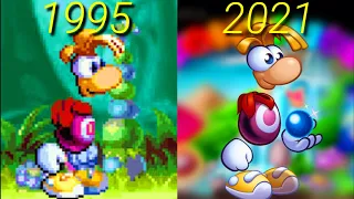 Evolution Of Rayman Games 1995~2021