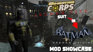 Sinestro Corps suit in Arkham Origins Skin MOD Showcase (From Batman Arkham City !)