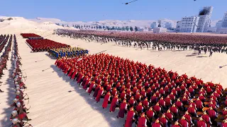 Spartans Archer & Golden Knights VS 75,000 Zombies Ultimate Epic Battle Simulator UEBS