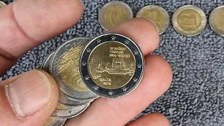 1700€ 2 euro coins, Found & Saved.  Collectable coins. Rare!