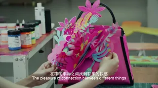 The making of the Fendi Peekaboo by Chinese artist Chen Fenwan