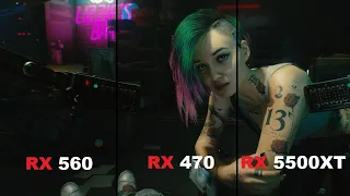 RX 560 vs RX 470 vs RX 5500XT