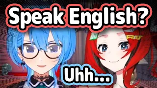 Suisei Trying To Speak English With Bae and Marine Sounds Too Cute【Hololive】