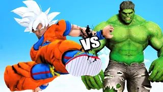 Hulk Avenger vs Goku - Finding the Most Powerful - Epic Cinematic Battle