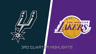 Los Angeles Lakers vs. San Antonio Spurs 3rd Quarter Highlights March 7th | NBA Season 2021-22