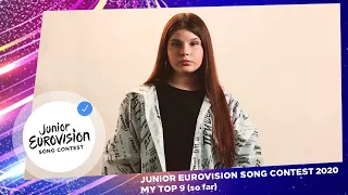 Junior Eurovision Song Contest 2020: My top 9 (so far)