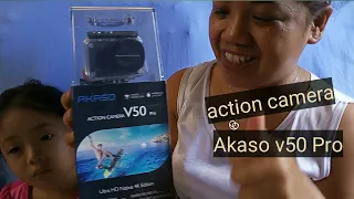 Unboxing action camera v50 Pro/for vlogging camera/cheap action camera/shopee