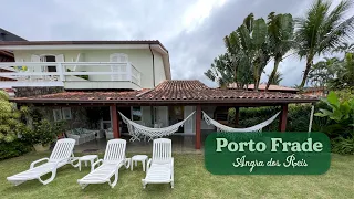 Casa pé na areia no Condominio Porto Frade