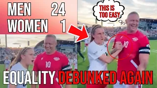 US Women’s Soccer Team Gets DESTROYED By Retired Men To Prove Equality? | SheQuality