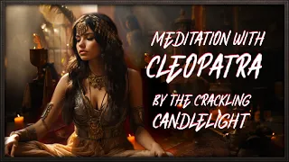 MEDITATION WITH CLEOPATRA BY THE CRACKLING CANDLELIGHT ⁓ THE EGYPTIAN QUEEN ⁓ RELAX, SLEEP & STUDY ⁓