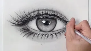 How to Draw Hyper Realistic Eyes Step by Step | Easy Way To Draw An Eye For Beginners