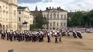Massed Bands of the Royal Marines Beating Retreat 2022