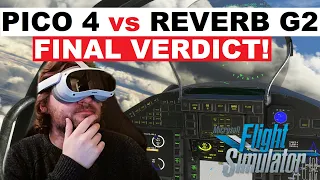 PICO 4 vs HP REVERB G2: WHICH IS BETTER? MSFS 13900K, RTX 4090