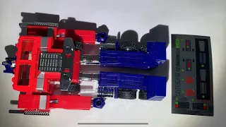 APPLYING STICKERS TO G1 OPTIMUS PRIME: Takara Tomy 35th Anniversary 2 Pack Reissue