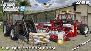Planting CORN and SUNFLOWERS with FIATAGRI | The Old Stream Farm | Farming Simulator 22 | Episode 26