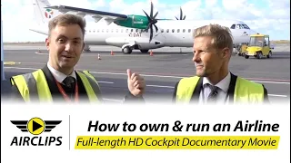 DAT ATR 72-600 & Bell 206 Ultimate Cockpit Movie: CEO Captain Jesper and fantastic Crew [AirClips]