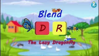 Blend 'DR' Story | The Lazy Dragonfly | English Stories for Kids
