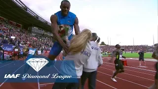 When Usain Bolt crashed into a flower girl in Oslo in 2012 - Flashback