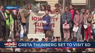 Climate activist Greta Thunberg visiting Dakota reservations