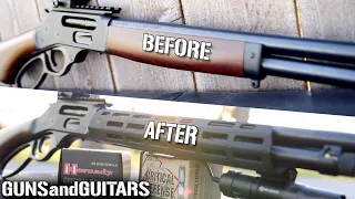 Henry Forend Removal + M-lok Handguard Installation NO SPECIAL TOOLS! (45-70 .410 AXE rifle shotgun)