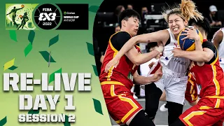 RE-LIVE | Crelan FIBA 3x3 WORLD CUP 2022 | Day 1/Session 2