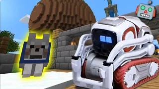 IRL Robot in Minecraft Meets SVEN - Cozmo Adventure