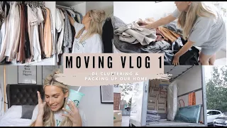 MOVING VLOG 1 - Decluttering & Packing up for our new home 😍🏠🔑