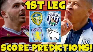 MY CHAMPIONSHIP PLAY-OFFS SEMI FINAL 1ST LEG SCORE PREDICTIONS! WHAT WILL HAPPEN THIS WEEKEND?!