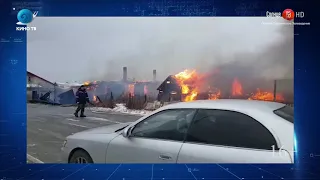 15.11.2019 В селе Озёрском сгорели жилые дома