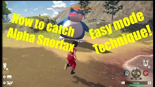 How to catch Alpha Snorlax Easy Pokemon Legends Arceus