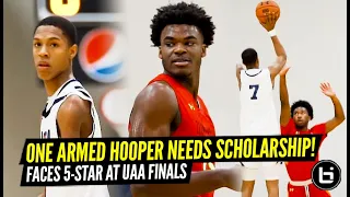 ONE ARMED HOOPER HANSEL EMMANUEL PLAYING FOR D1 SCHOLARSHIP vs 5-STAR JARACE WALKER at UAA Finals!