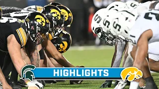 Michigan State at Iowa | Highlights | Big Ten Football | Sept. 30, 2023
