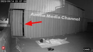 A CCTV camera was there, so it was confirmed that it was a real ghost!!