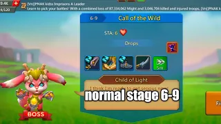 Lords mobile normal stage 6-9 best team|Call of the wild normal stage 6-9 #ninja arj gamer