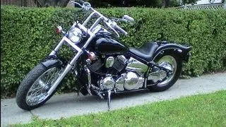 2007 Yamaha Vstar 650 with Vance & Hines pipes