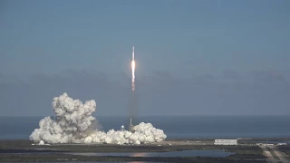 SpaceX Falcon Heavy rocket first launch from Kennedy Space Center