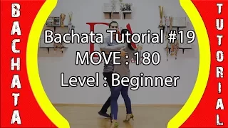 Beginner Bachata Tutorial #19 : 180 & 360 (part I) | by Marius&Elena