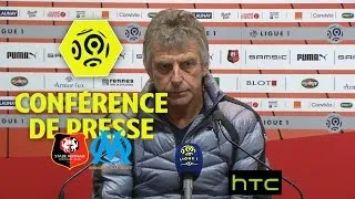 Conférence de presse Stade Rennais FC - Olympique de Marseille (3-2) - 2016/2017