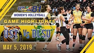 UAAP 81 WV Final Four: UST vs. DLSU | Game Highlights | May 5, 2019