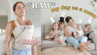 *RAW* Spend The Day With Me | young mom of 4