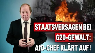 G20-Gewalt in Hamburg 2017 – AfD-Chef klärt auf!