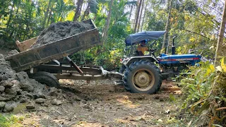 John Deere Tractor Stuck in Mud Badly Pulled by JCB 3dx Mahindra Arjun 4x4 Sonalika 60 Rx.jcb help